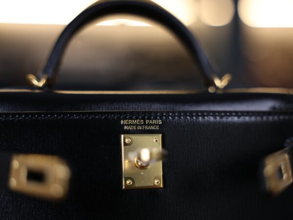 Mini Kelly Box Black GHW