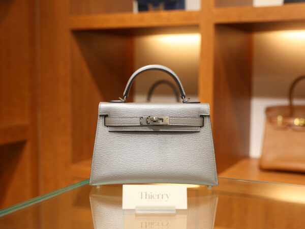 Mini Kelly Chamkila Argent PHW