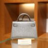 Mini Kelly Chamkila Argent PHW