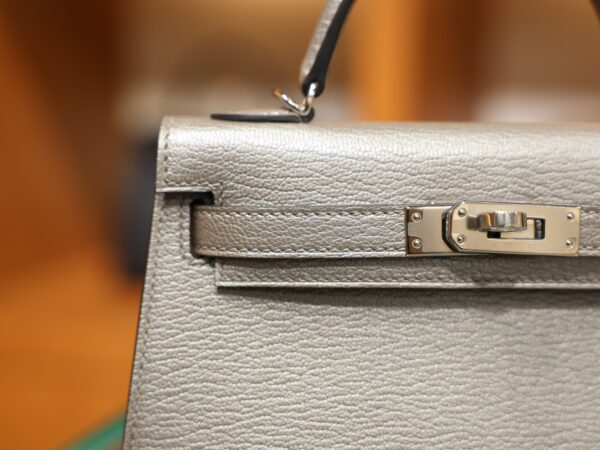 Mini Kelly Chamkila Argent PHW