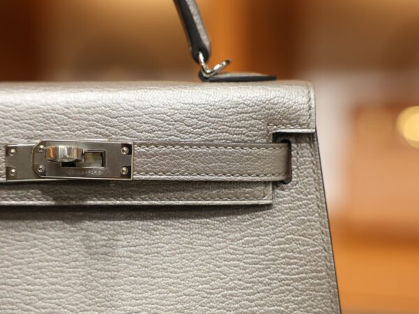 Mini Kelly Chamkila Argent PHW