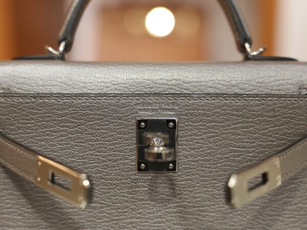 Mini Kelly Chamkila Argent PHW