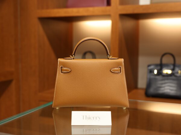 Mini Kelly Epsom Gold GHW