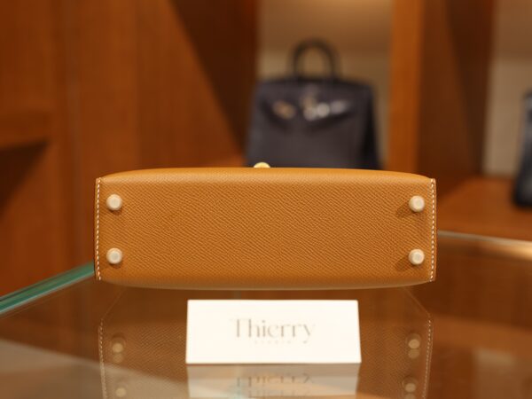 Mini Kelly Epsom Gold GHW