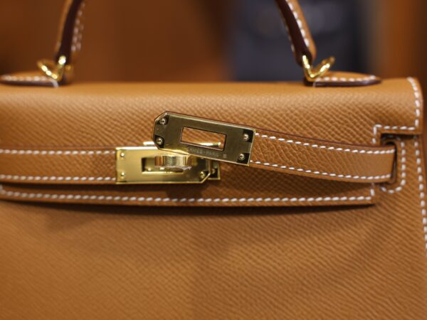 Mini Kelly Epsom Gold GHW