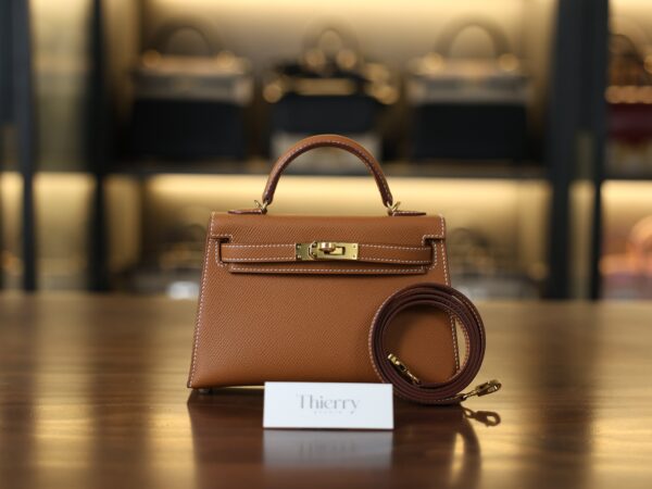 Mini Kelly Epsom Gold GHW