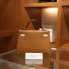 Mini Kelly Epsom Gold/Craie/Black PHW (S.O)