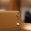 Mini Kelly Epsom Gold/Craie/Black PHW (S.O)