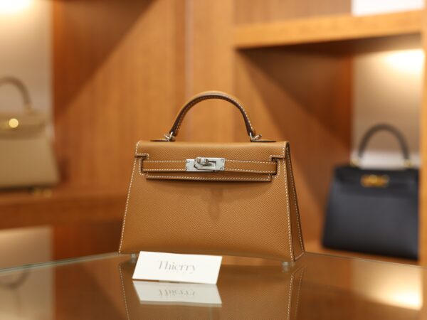 Mini Kelly Epsom Gold PHW