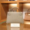 Mini Kelly Epsom Gris Asphalte GHW