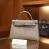 Mini Kelly Epsom Gris Asphalte PHW