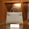 Mini Kelly Epsom Gris Asphalte PHW