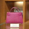 Mini Kelly Epsom Rose Pourpre PHW