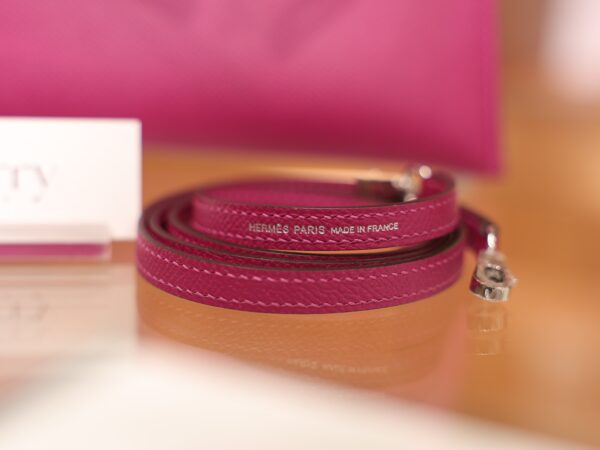 Mini Kelly Epsom Rose Pourpre PHW