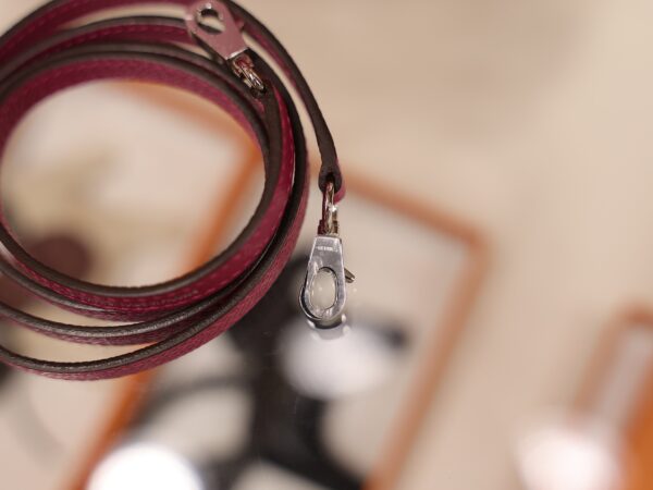 Mini Kelly Epsom Rose Pourpre PHW