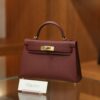 Mini Kelly Epsom Rouge H GHW