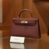Mini Kelly Epsom Rouge H GHW