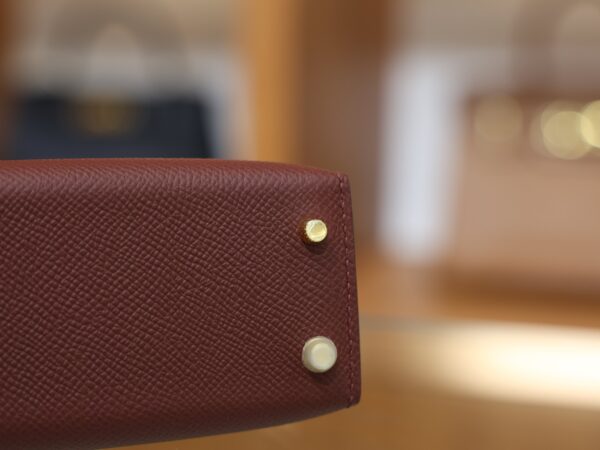 Mini Kelly Epsom Rouge H GHW