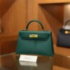 Mini Kelly Epsom Malachite GHW