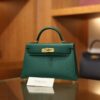 Mini Kelly Epsom Malachite GHW