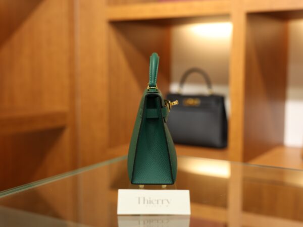 Mini Kelly Epsom Malachite GHW