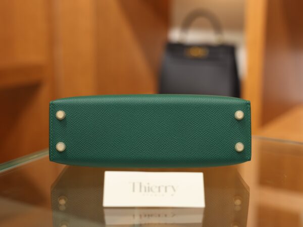 Mini Kelly Epsom Malachite GHW