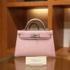 Mini Kelly Epsom Mauve Sylvestre PHW