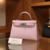 Mini Kelly Epsom Mauve Sylvestre PHW