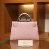 Mini Kelly Epsom Mauve Sylvestre PHW