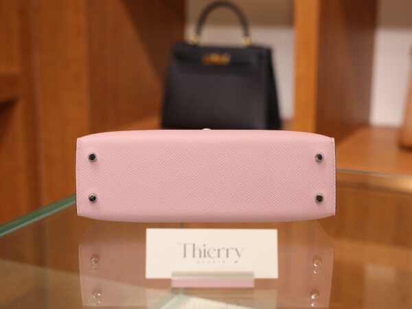 Mini Kelly Epsom Mauve Sylvestre PHW