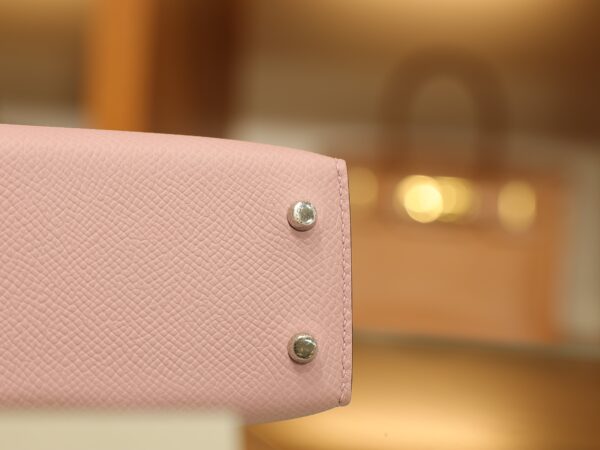 Mini Kelly Epsom Mauve Sylvestre PHW