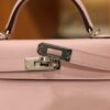 Mini Kelly Epsom Mauve Sylvestre PHW