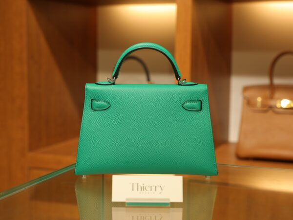 Mini Kelly Epsom Vert Jade PHW