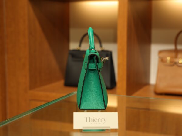 Mini Kelly Epsom Vert Jade PHW