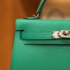 Mini Kelly Epsom Vert Jade PHW