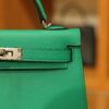 Mini Kelly Epsom Vert Jade PHW