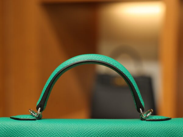 Mini Kelly Epsom Vert Jade PHW