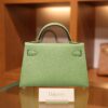Mini Kelly Epsom Vert Criquet GHW