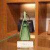 Mini Kelly Epsom Vert Criquet GHW