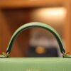 Mini Kelly Epsom Vert Criquet GHW