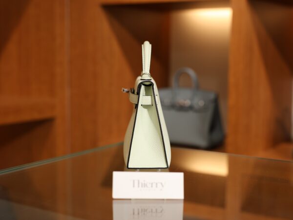 Mini Kelly Epsom Vert Fizz PHW