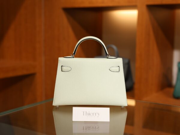 Mini Kelly Epsom Vert Fizz PHW