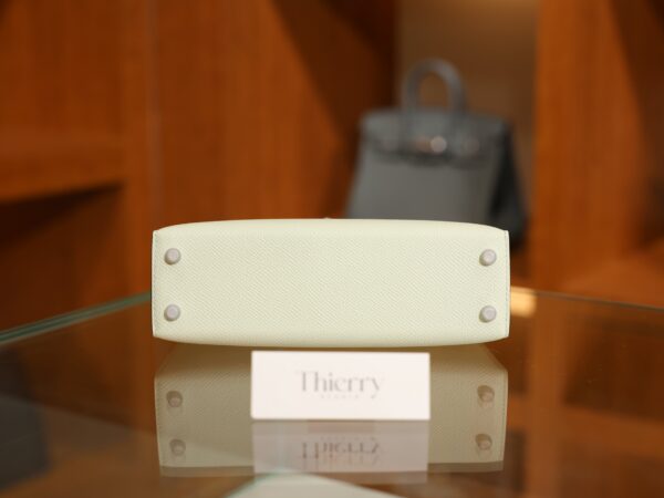 Mini Kelly Epsom Vert Fizz PHW