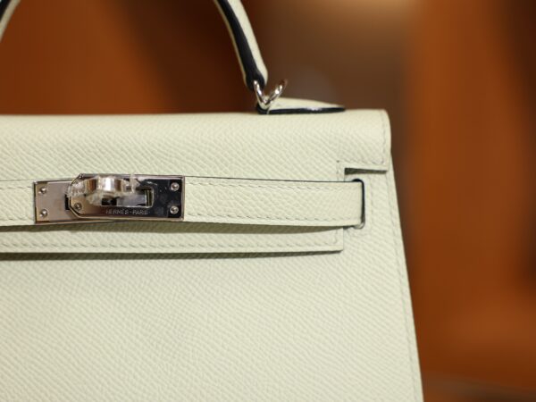 Mini Kelly Epsom Vert Fizz PHW