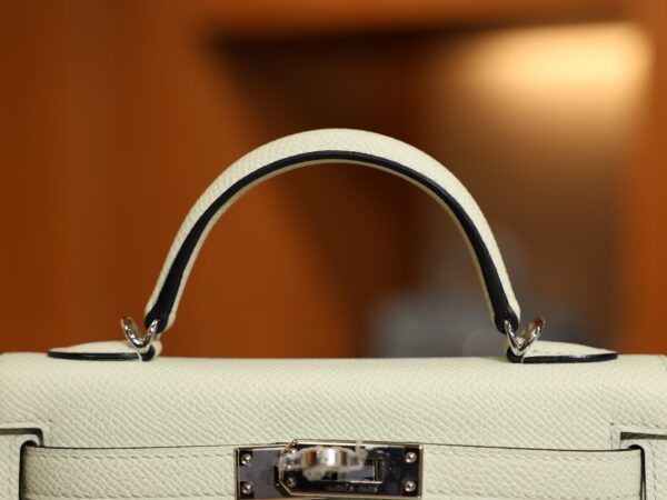 Mini Kelly Epsom Vert Fizz PHW