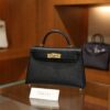 Mini Kelly Epsom Black GHW