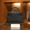 Mini Kelly Epsom Black GHW