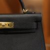 Mini Kelly Epsom Black GHW