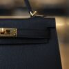 Mini Kelly Epsom Black GHW