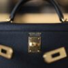 Mini Kelly Epsom Black GHW